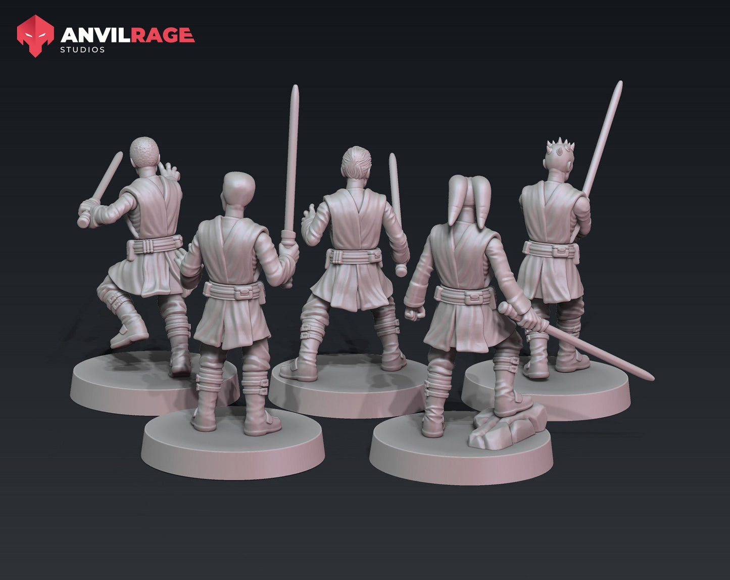 Force Squires - set of 5 (Sculpted by Anvilrage Studios)