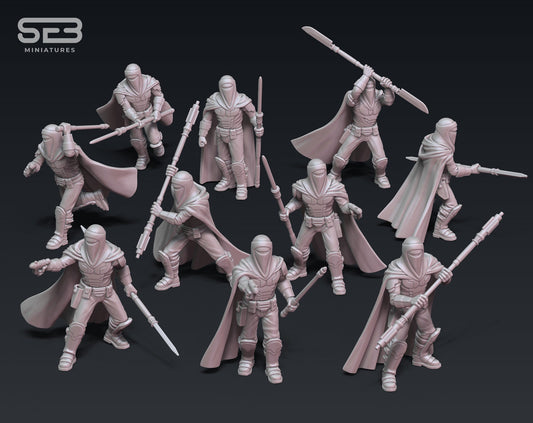 Royal Guards - set of 11 (Sculpted by Anvilrage Studios)