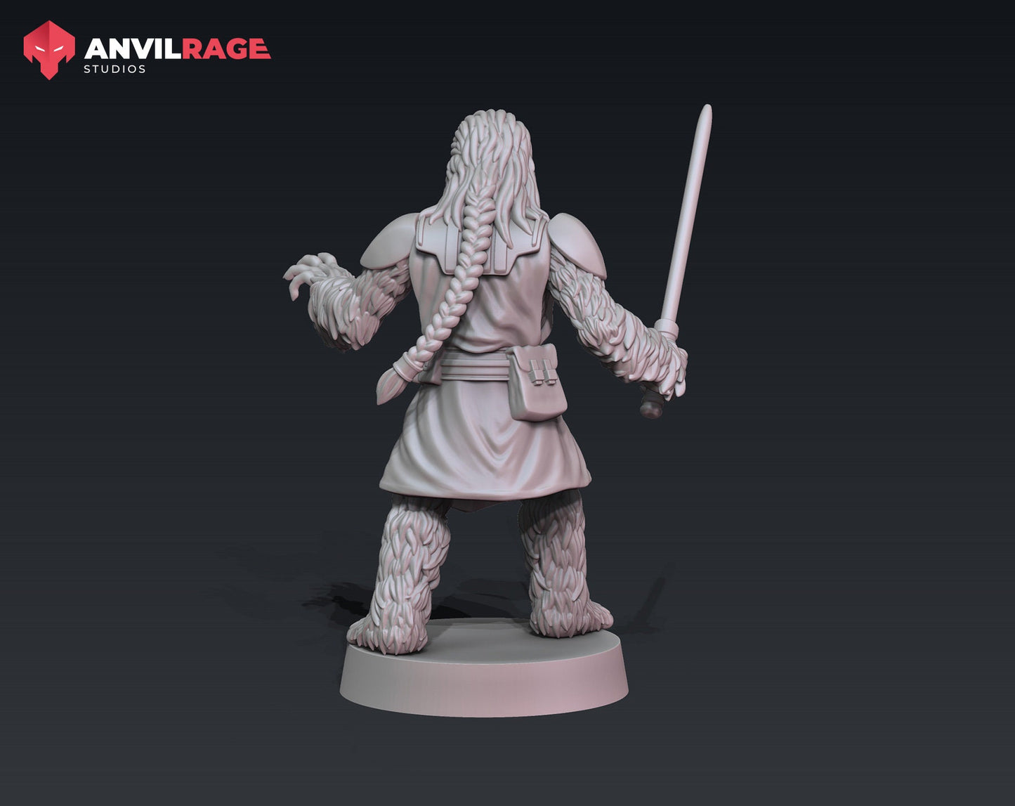 Furry Knight (Sculpted by Anvilrage Studios)