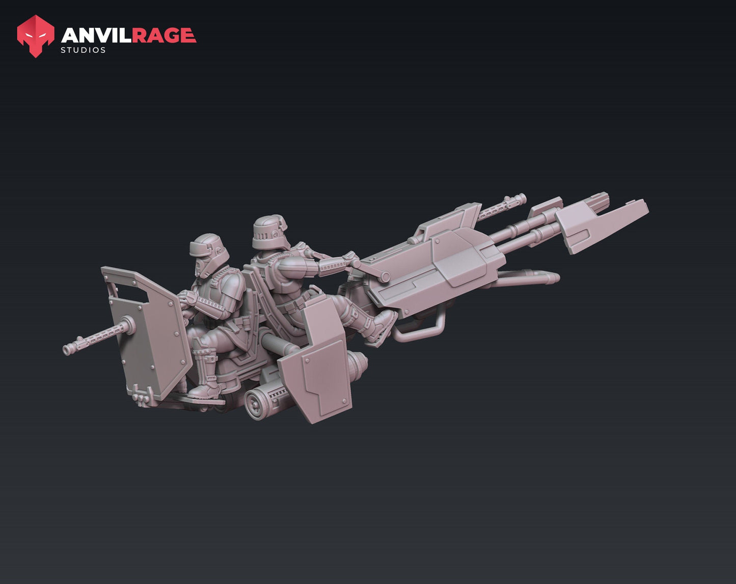 Gunline Heavy Recon Bike (Sculpted by Anvilrage Studios)
