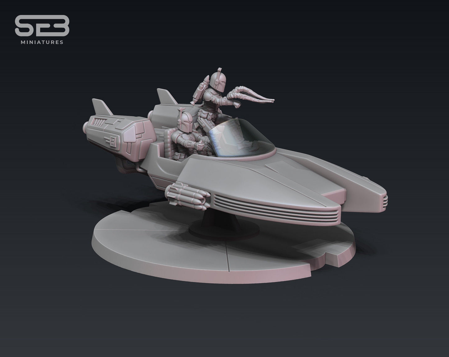 Mercenary Girls Speeder (Sculpted by Anvilrage Studios)