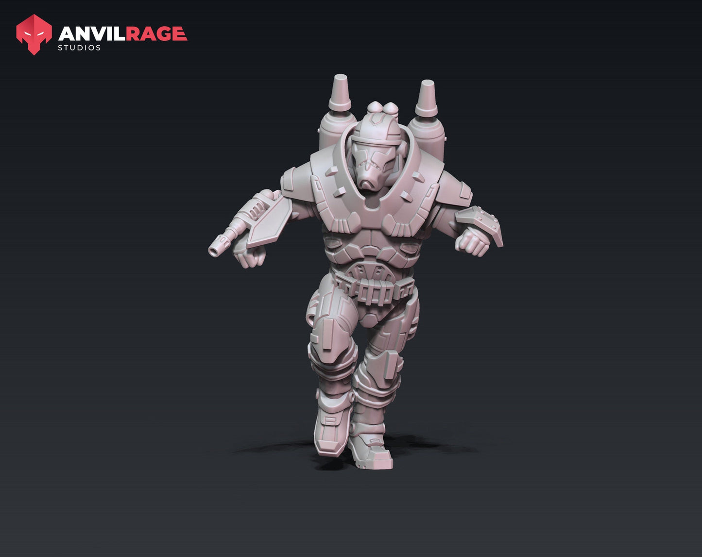 Blaze Trooper Kit - set of 8 (Sculpted by Anvilrage Studios)