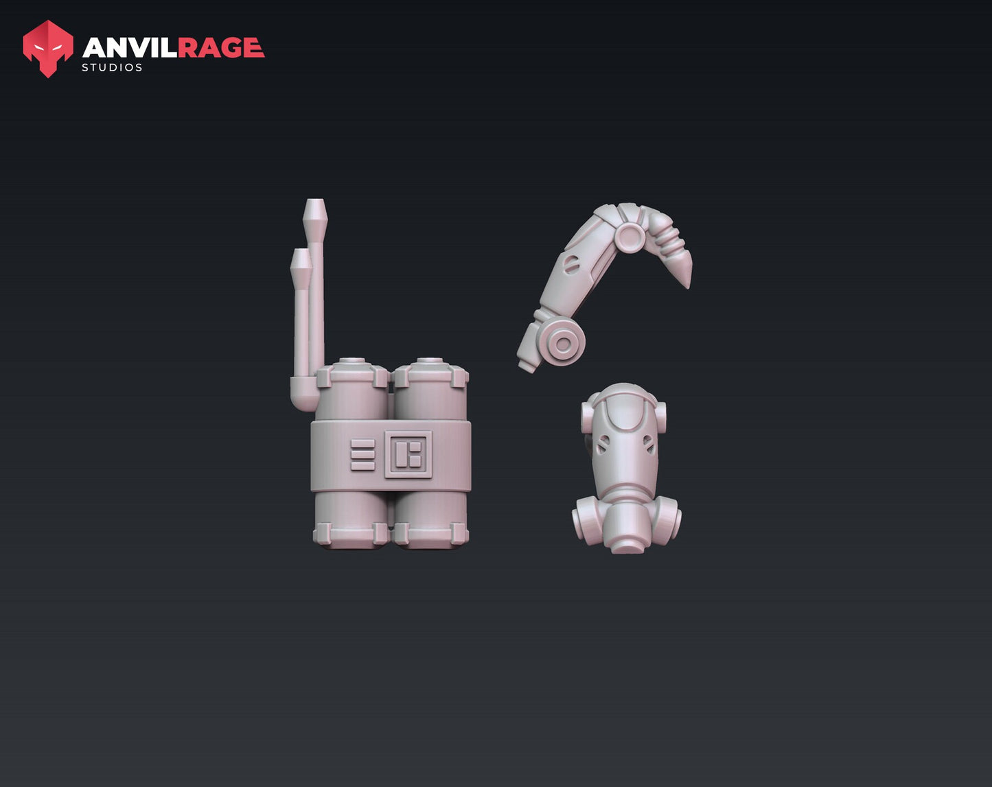 Radiation Clankers - Set of 3 (Sculpted by Anvilrage Studios)