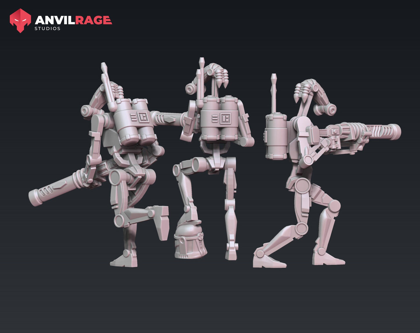 Radiation Clankers - Set of 3 (Sculpted by Anvilrage Studios)