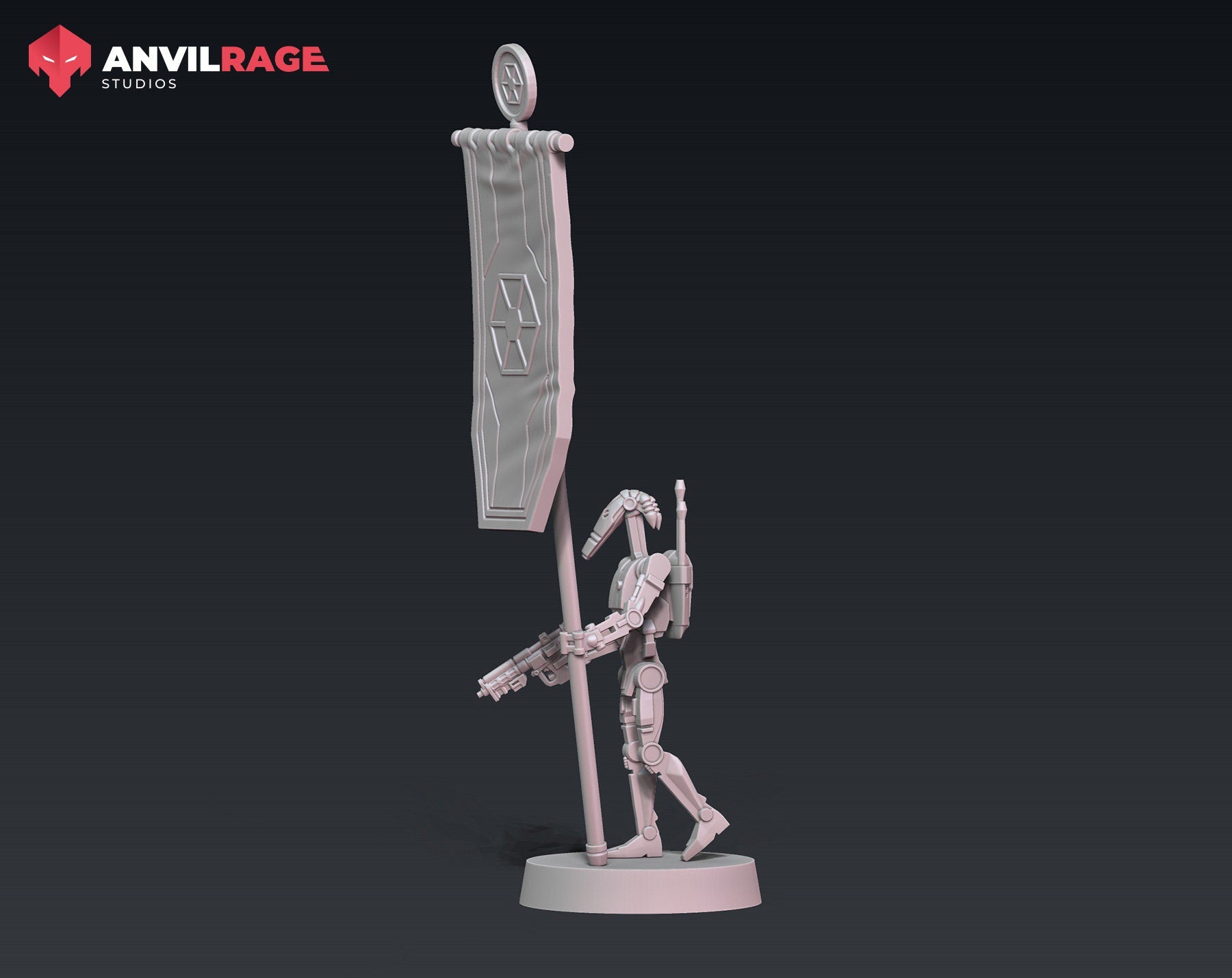 Clanker Standard Bearer (Sculpted by Anvilrage Studios)