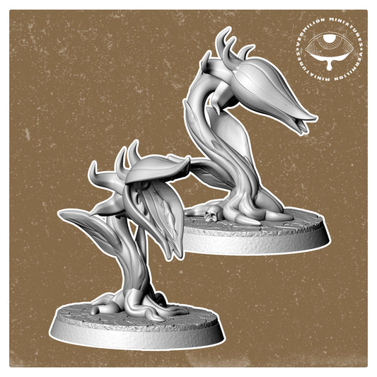 Tribal - Sporeplants - Set of 2 (Sculpted by Vermillion Miniatures)