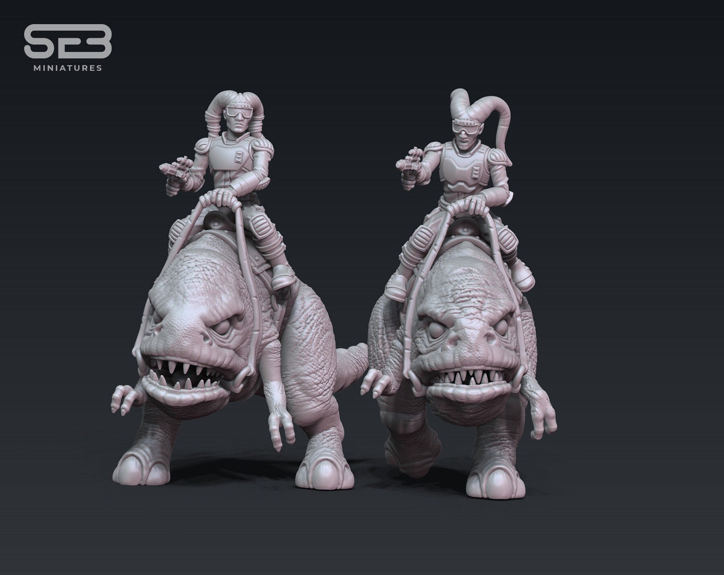 Freedom Fighter Riders - set of 2 (Sculpted by Anvilrage Studios)