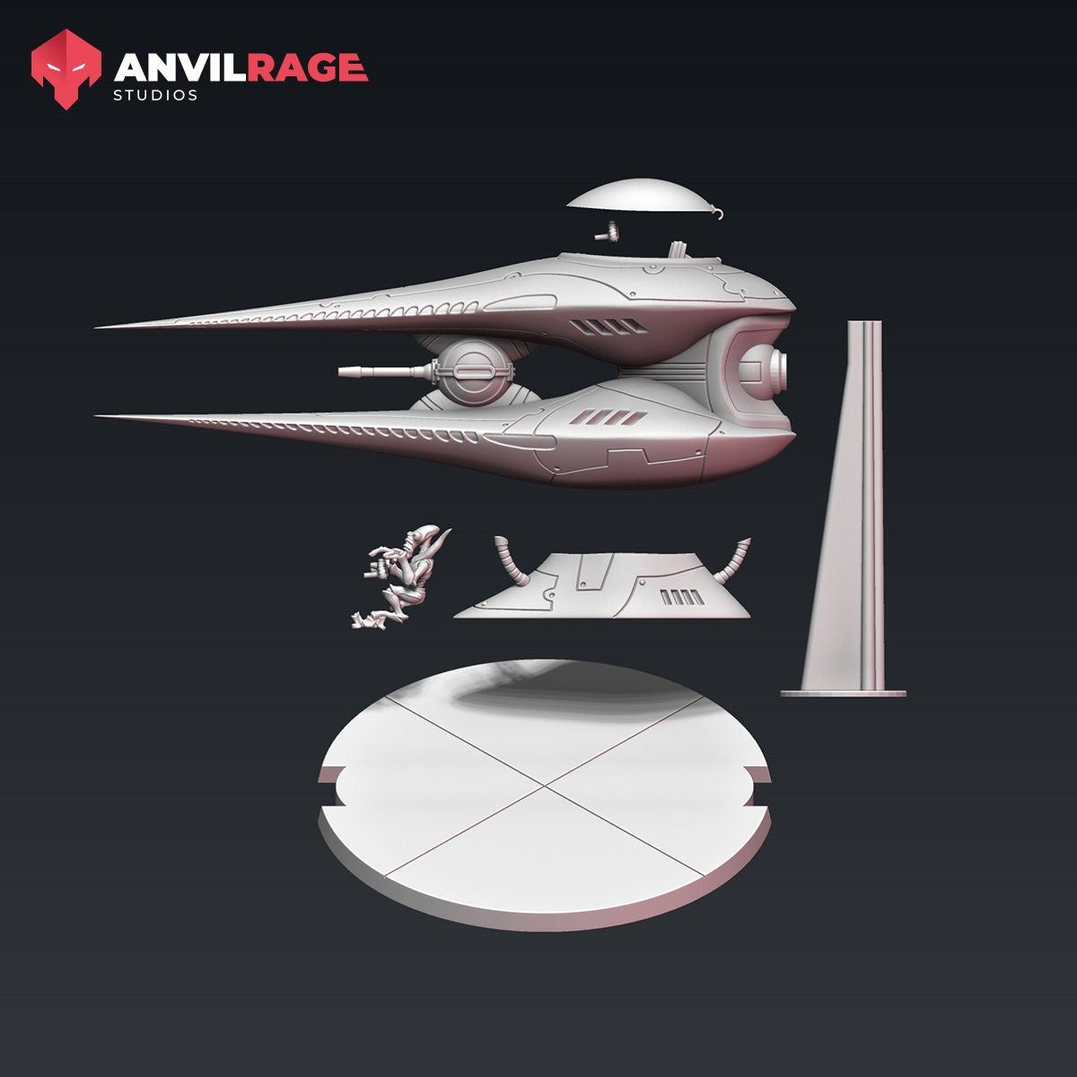 Geobugs Starfighter (Sculpted by Anvilrage Studios)