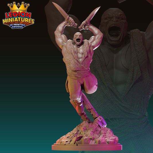 Drax Fan Art 40mm Miniature (Sculpted by Legion Miniatures) (Crisis Protocol Proxy/Alternative)