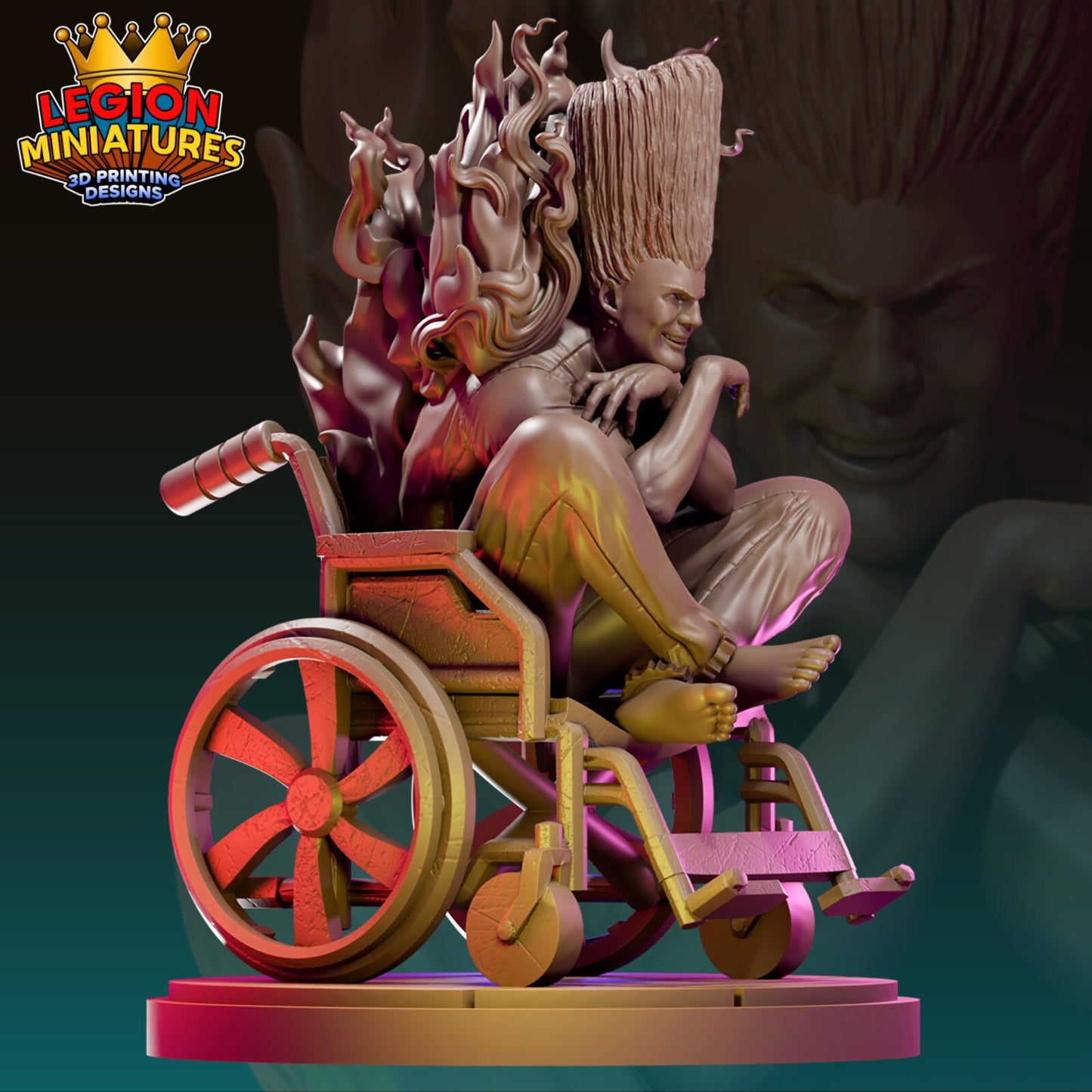 Legion Fan Art 40mm Miniature (Sculpted by Legion Miniatures) (Crisis Protocol Proxy/Alternative)