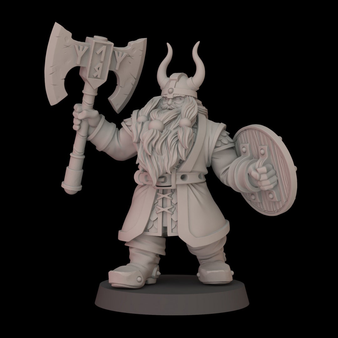 Dwarf Warriors - set of 10 (Sculpted by Fantasy Cult Miniatures)