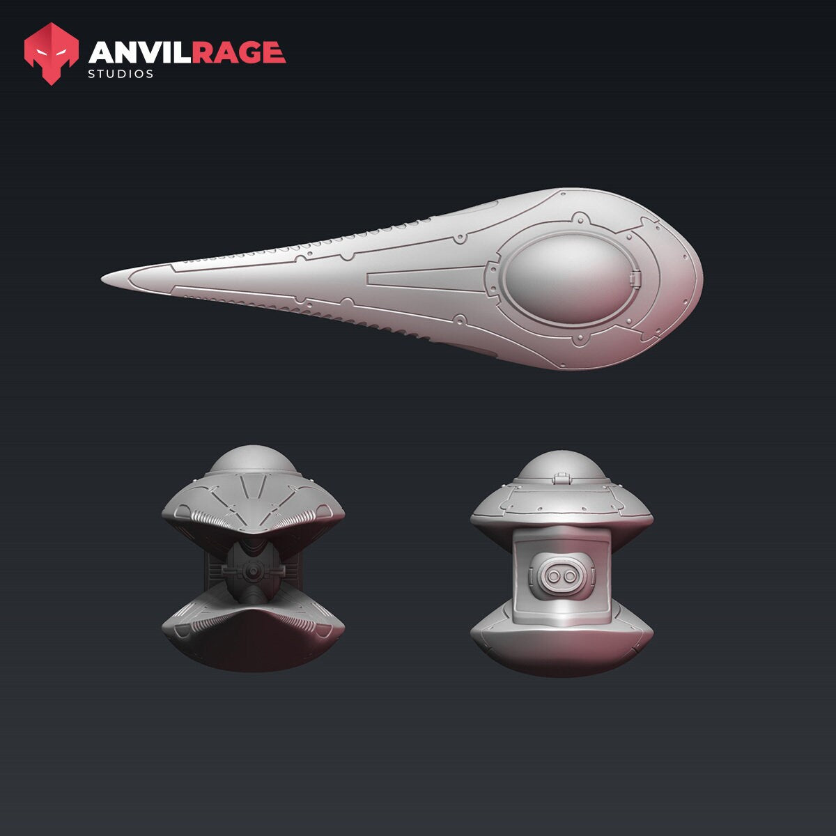 Geobugs Starfighter (Sculpted by Anvilrage Studios)