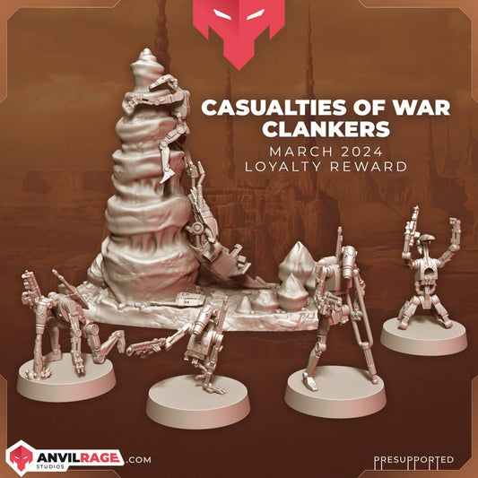 Casualties of War - Clankers (Sculpted by Anvilrage Studios)