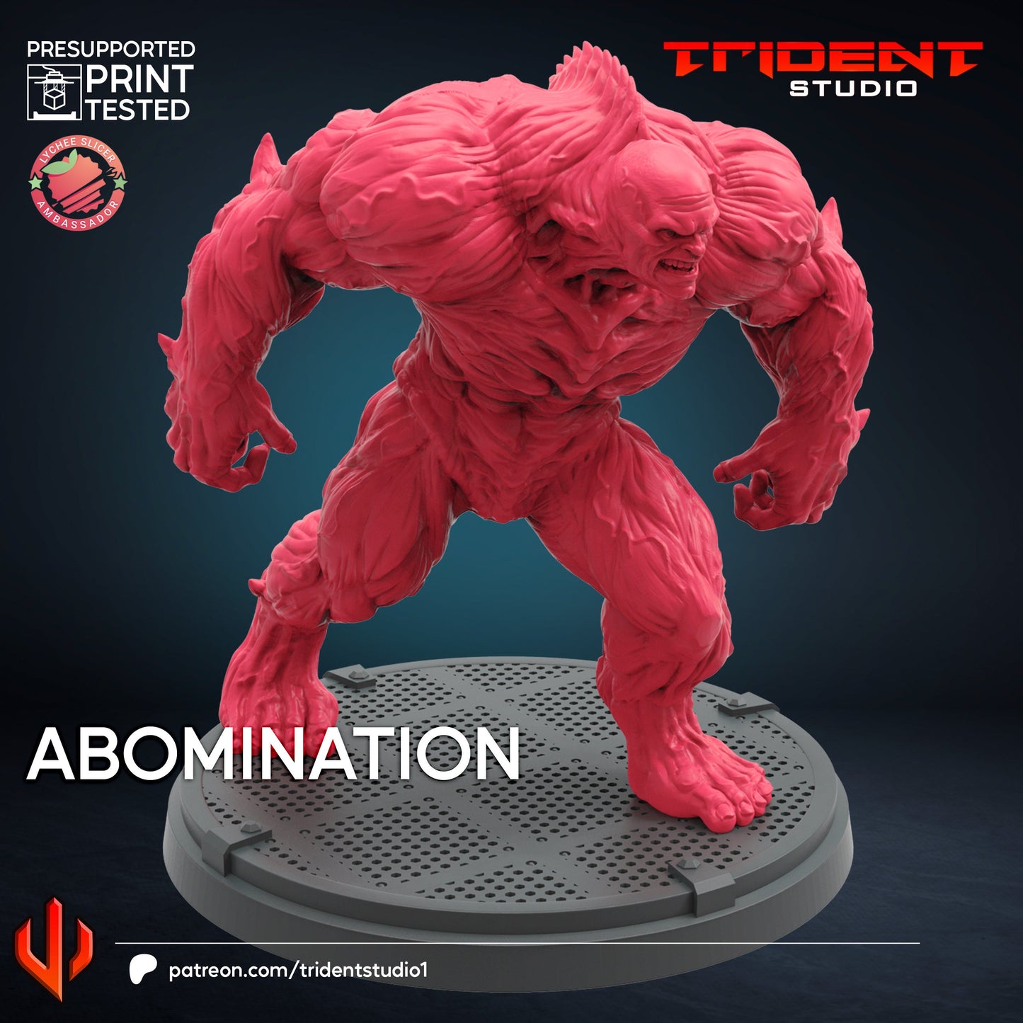 Abomination (Fan art sculpted by Trident Studio) (Crisis Protocol Proxy/Alternative)