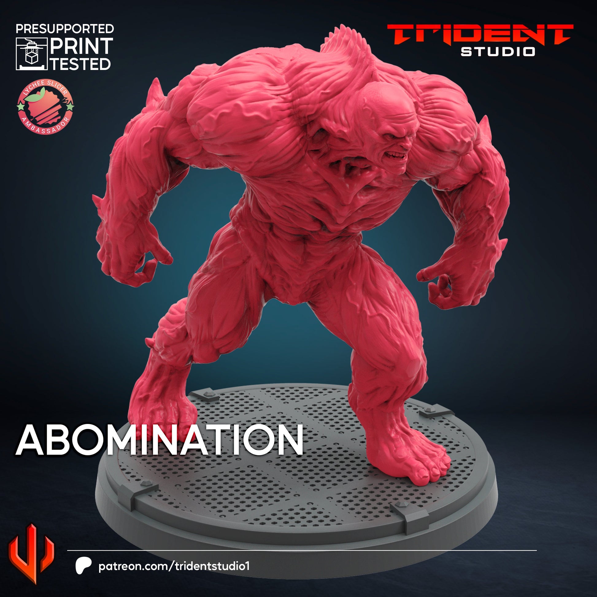 Abomination (Fan art sculpted by Trident Studio) (Crisis Protocol Proxy/Alternative)
