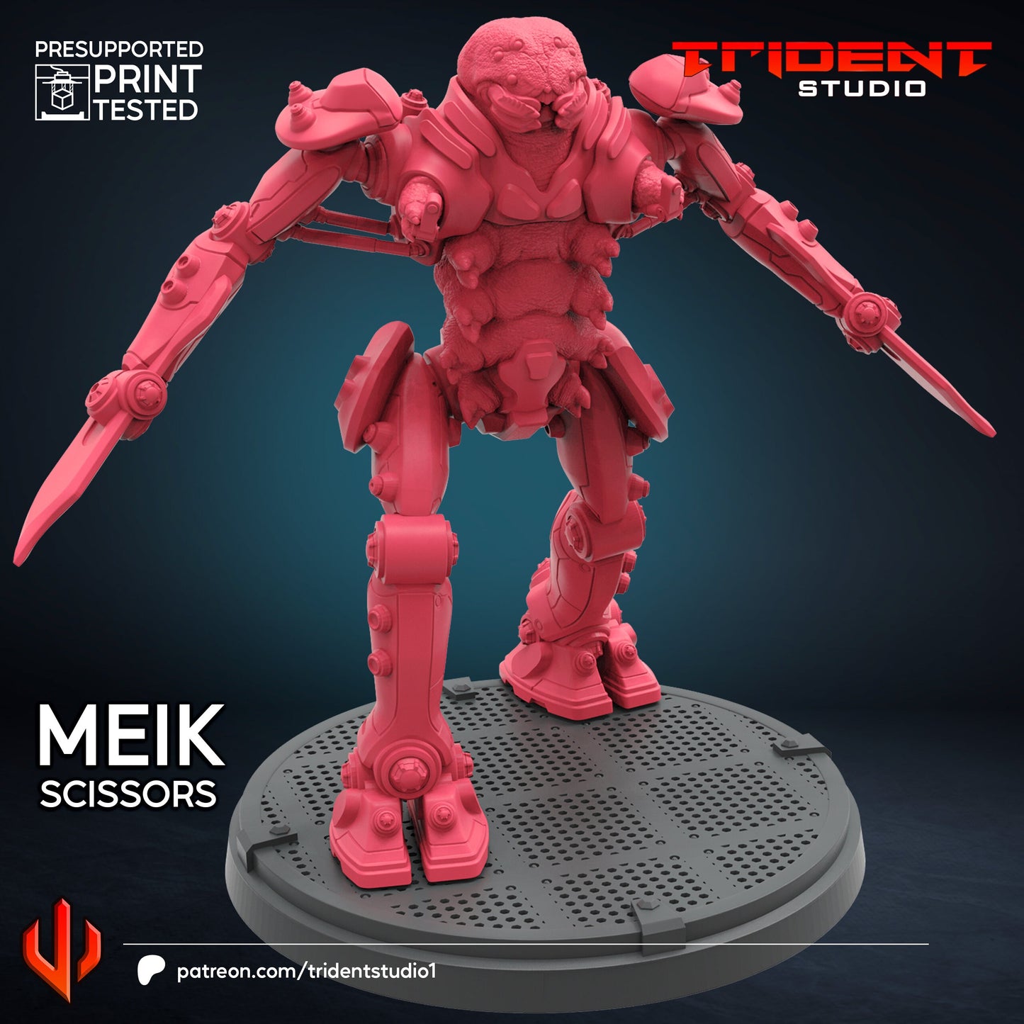 Meik Scissors (Fan art sculpted by Trident Studio) (Crisis Protocol Proxy/Alternative)