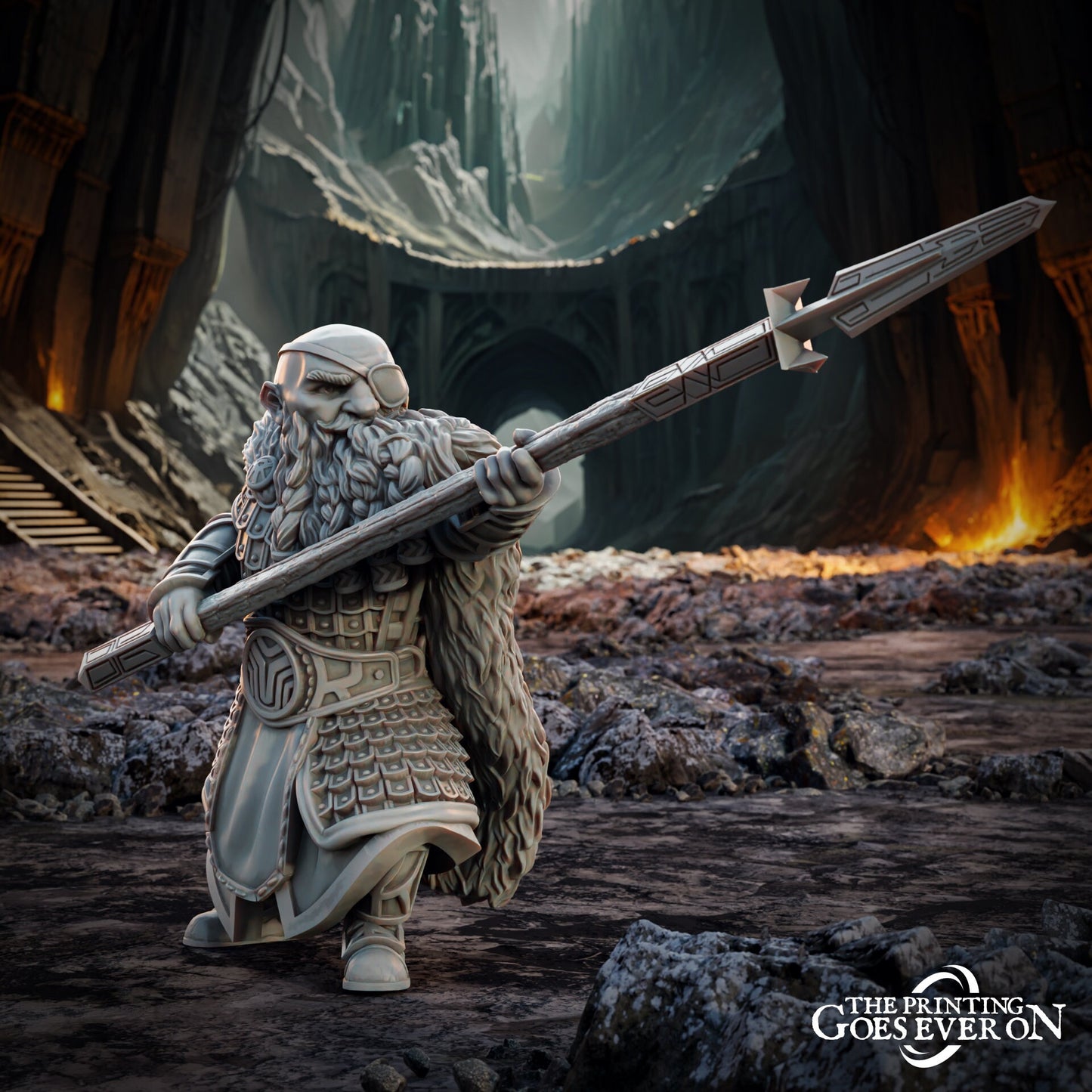 Mavir the Warden (sculpted by Print Goes Ever On)
