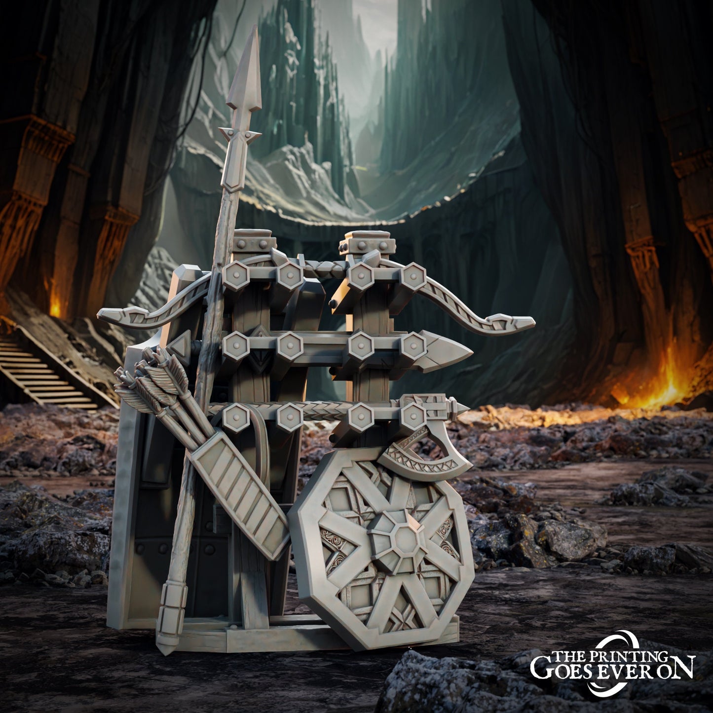 Dwarven Treasure (sculpted by Print Goes Ever On)