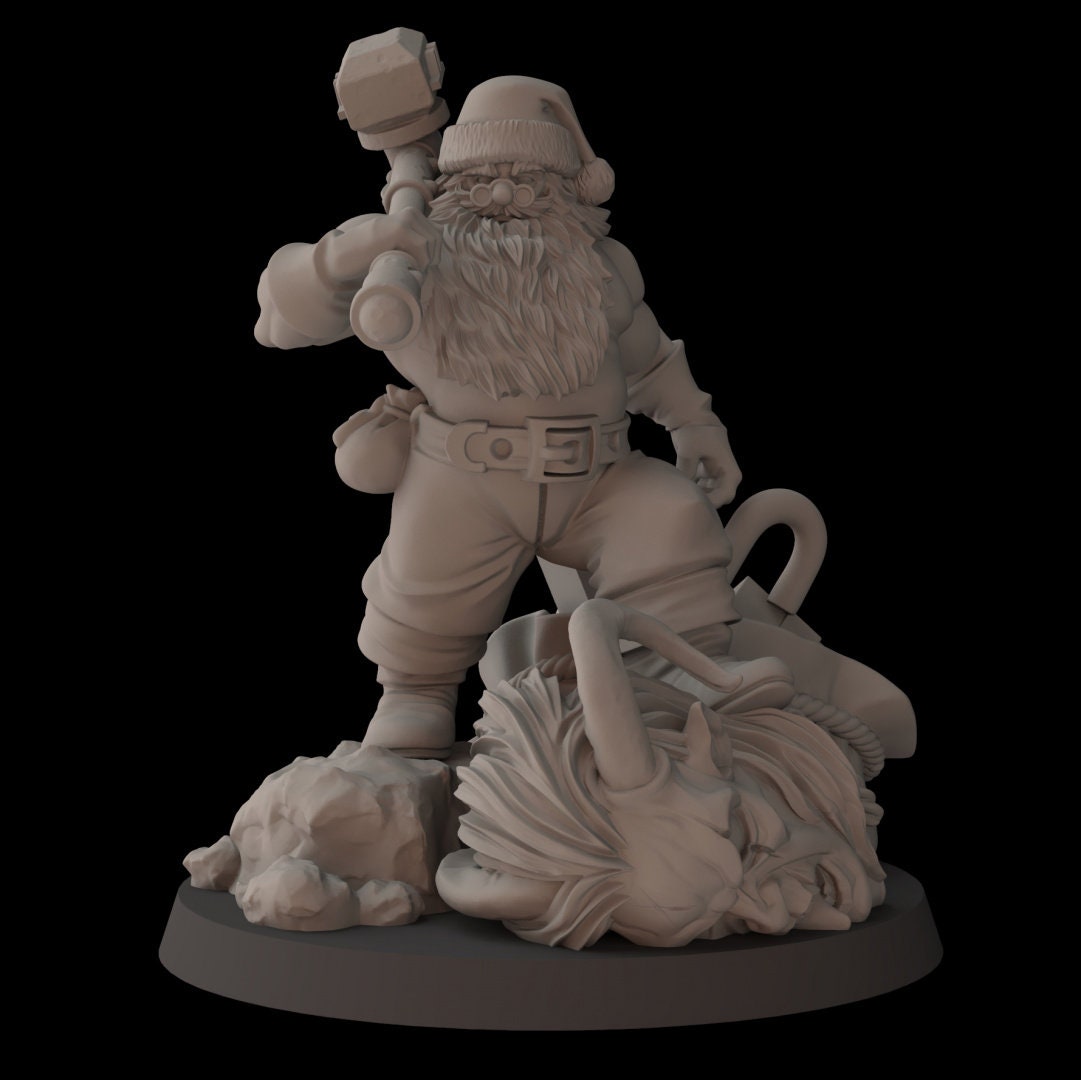 Dwarf Santa (Sculpted by Fantasy Cult Miniatures)