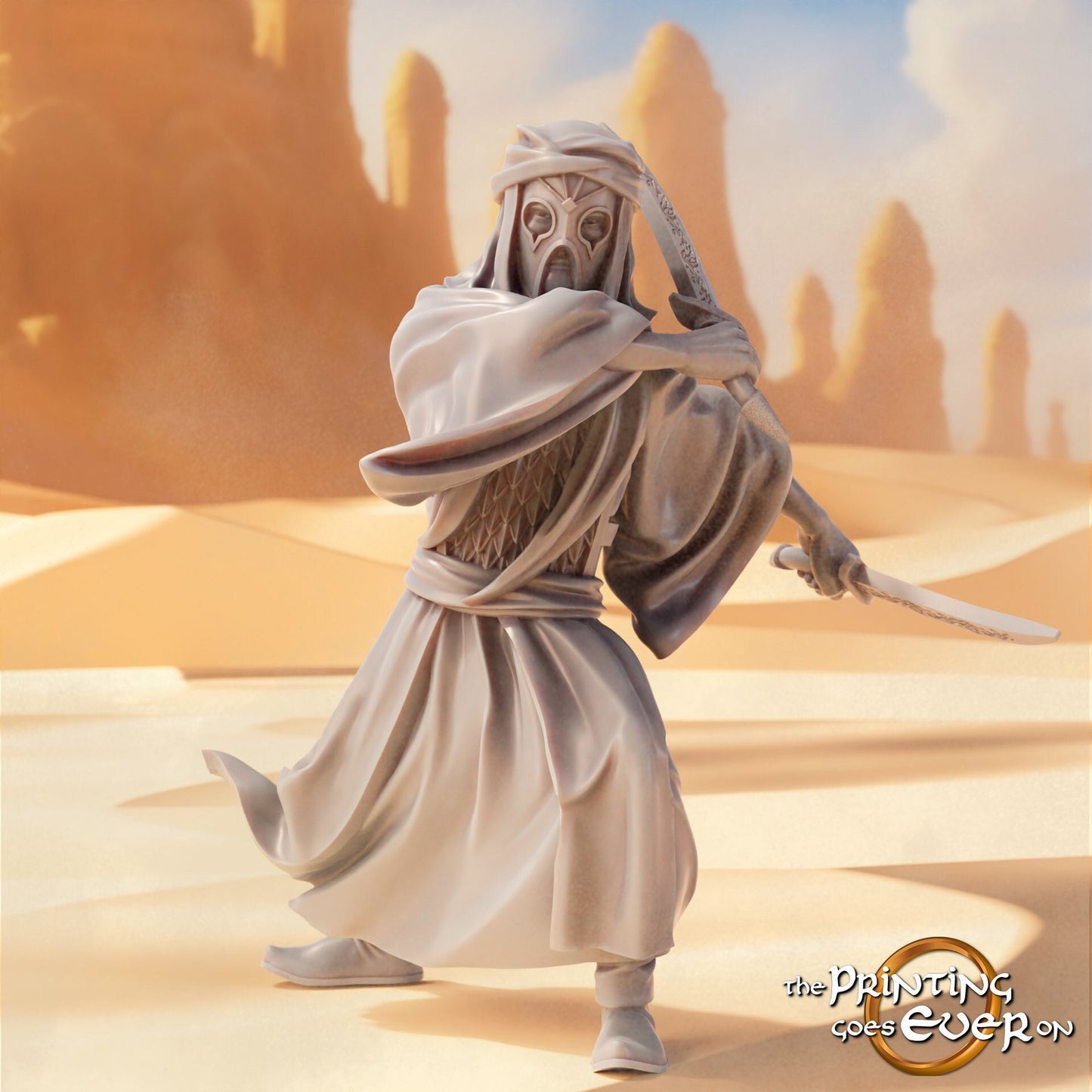 Serpent Cultist A (sculpted by Print Goes Ever On)