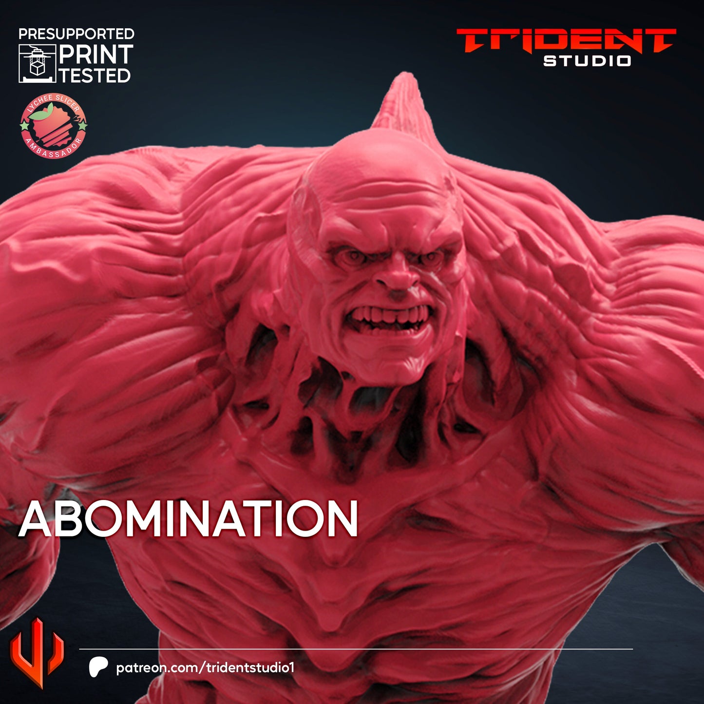 Abomination (Fan art sculpted by Trident Studio) (Crisis Protocol Proxy/Alternative)
