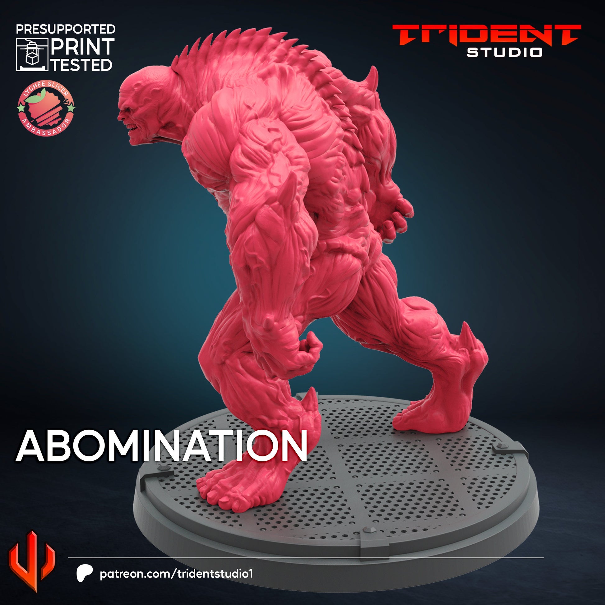 Abomination (Fan art sculpted by Trident Studio) (Crisis Protocol Proxy/Alternative)