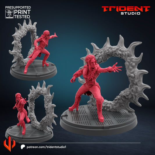 Blink - Future Past (Fan art sculpted by Trident Studio) (Crisis Protocol Proxy/Alternative)