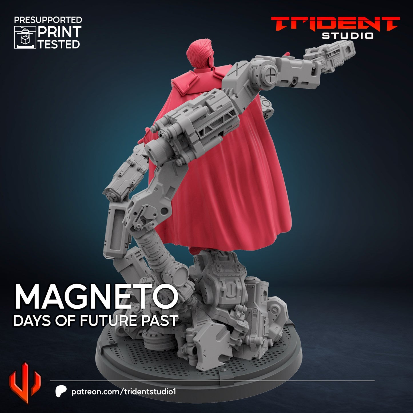 Magneto - Future Past (Fan art sculpted by Trident Studio) (Crisis Protocol Proxy/Alternative)