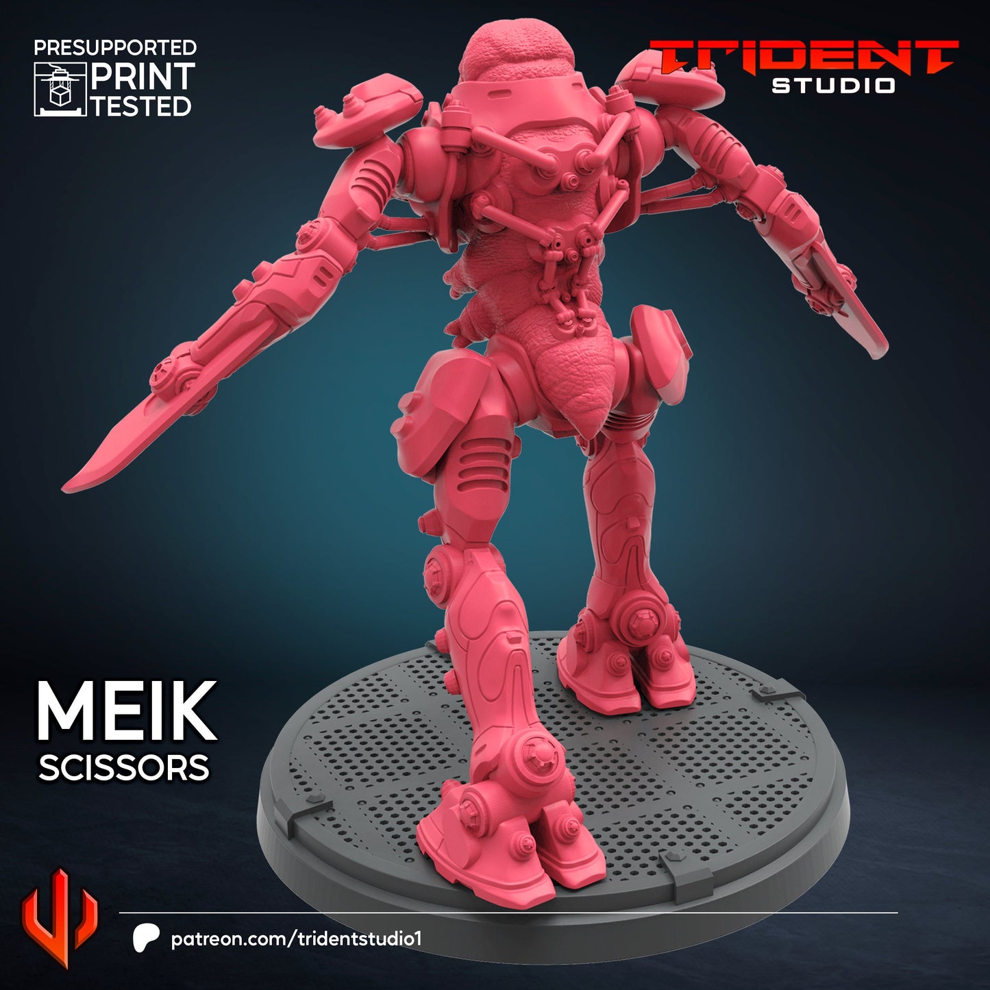 Meik Scissors (Fan art sculpted by Trident Studio) (Crisis Protocol Proxy/Alternative)