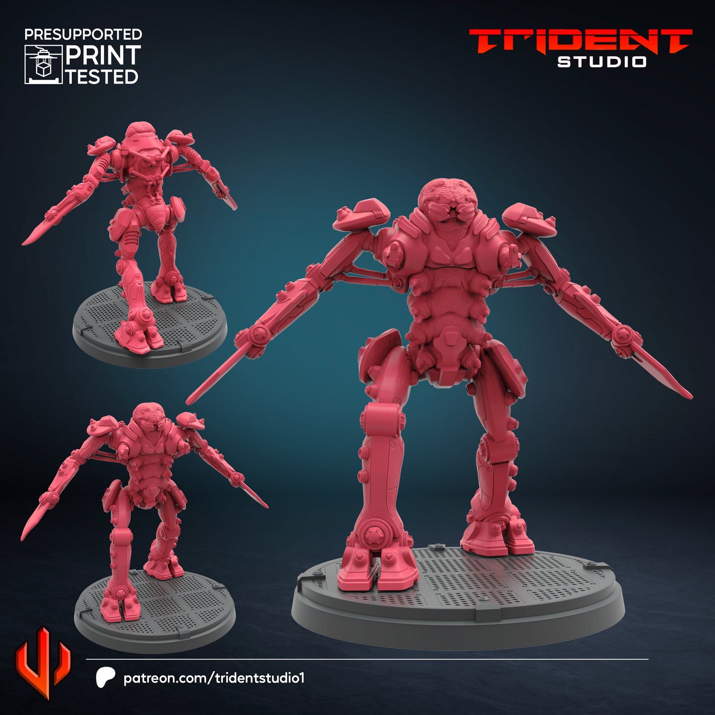 Meik Scissors (Fan art sculpted by Trident Studio) (Crisis Protocol Proxy/Alternative)