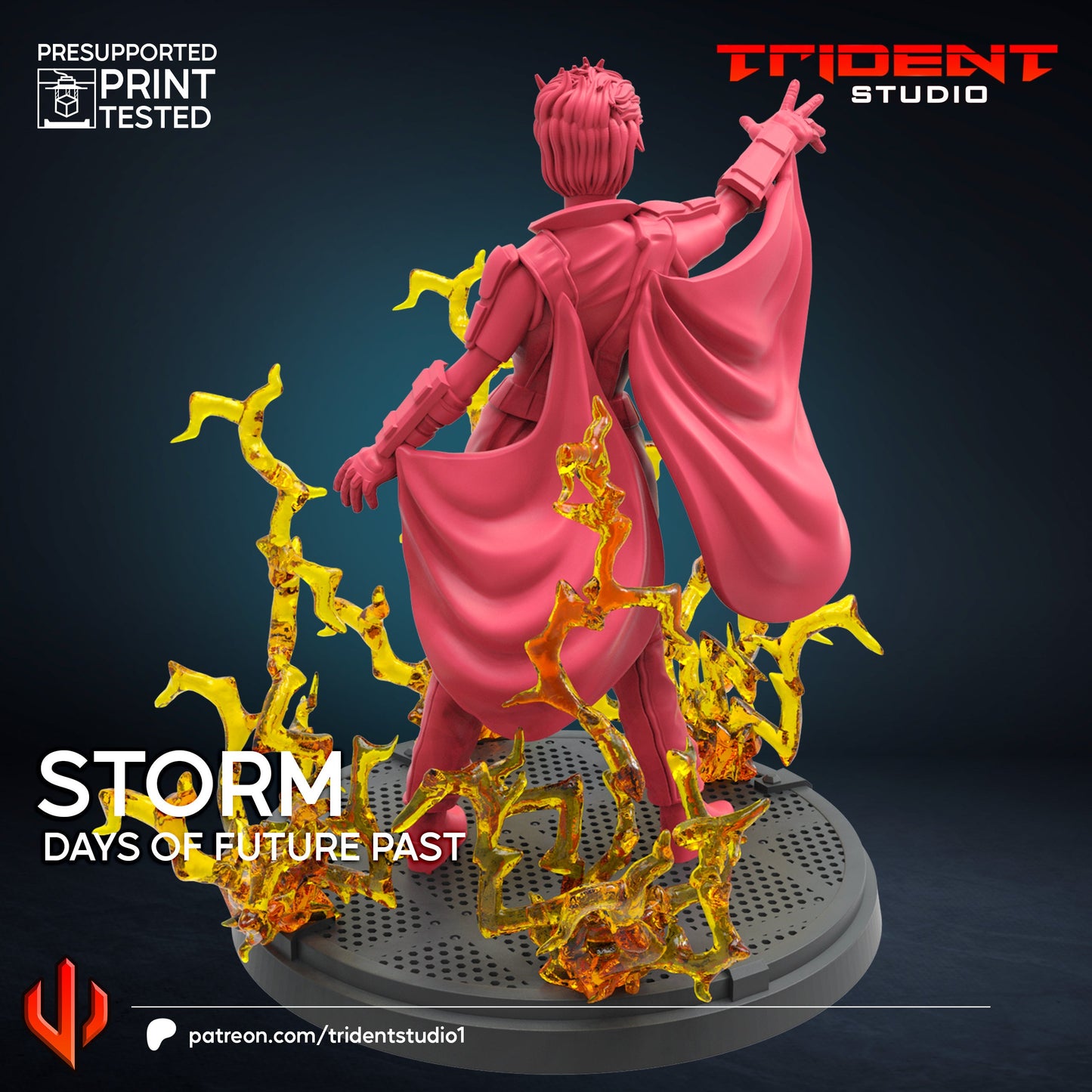 Storm - Future Past (Fan art sculpted by Trident Studio) (Crisis Protocol Proxy/Alternative)