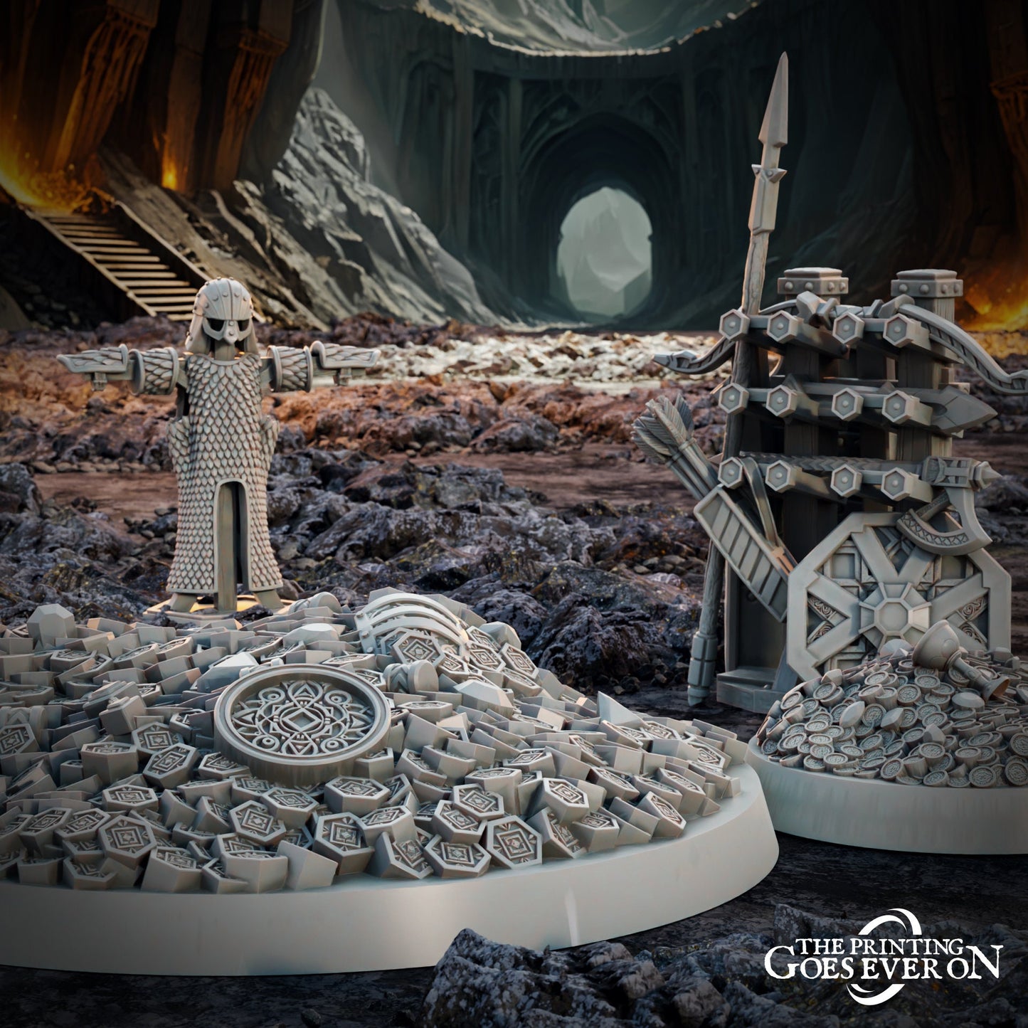 Dwarven Treasure (sculpted by Print Goes Ever On)