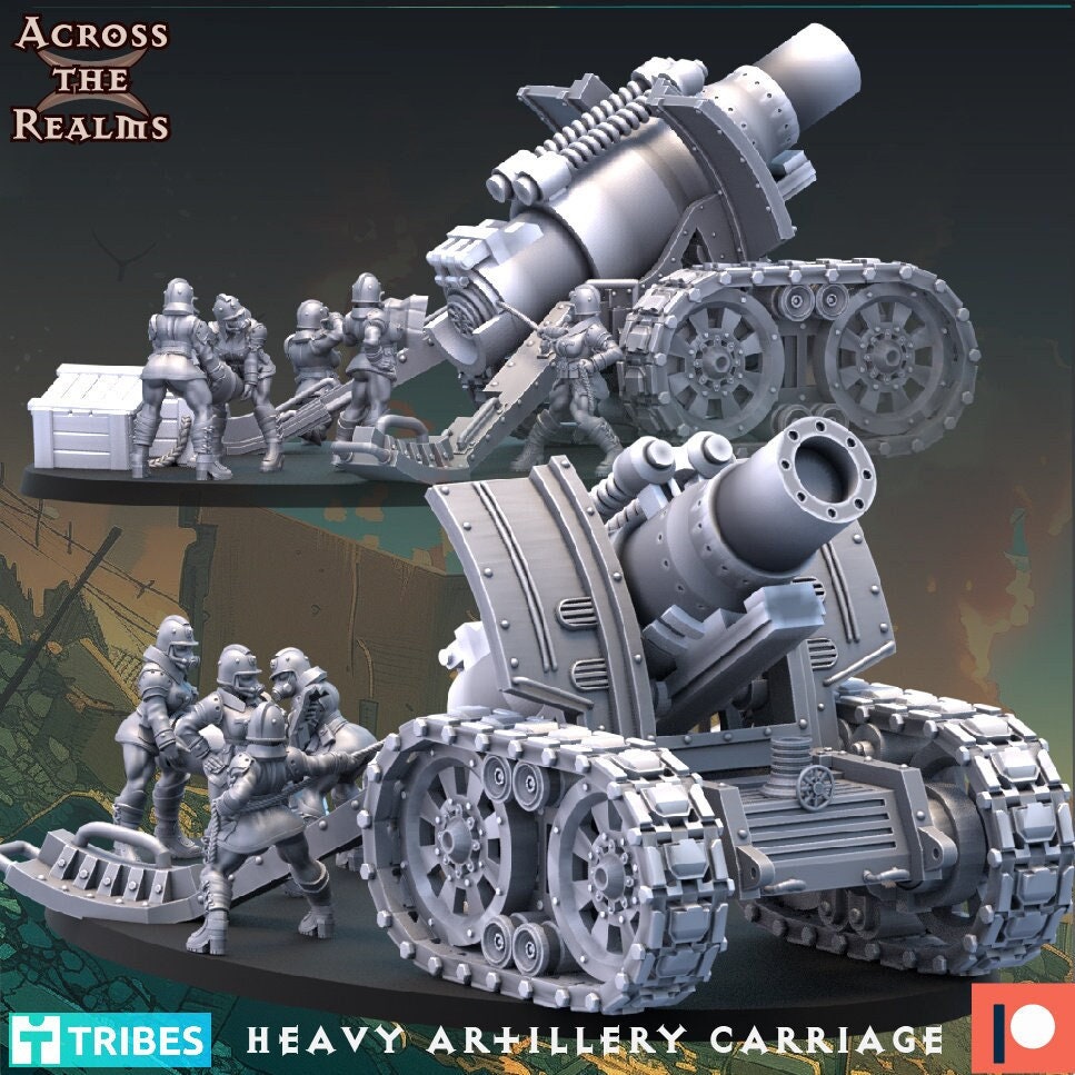 Cult of Death - Heavy Artillery Carriage (sculpted by Across the Realms)