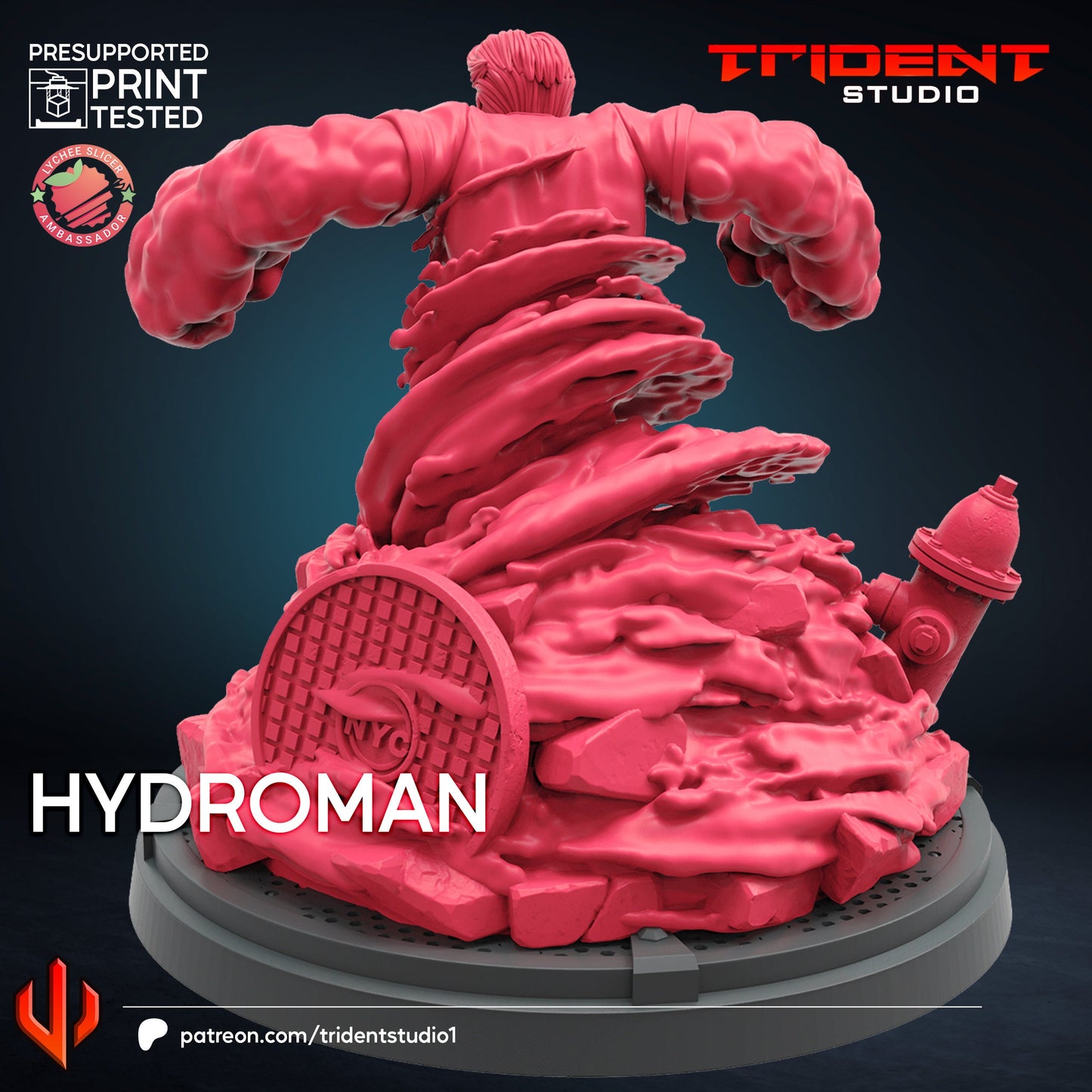 Hydroman (Fan art sculpted by Trident Studio) (Crisis Protocol Proxy/Alternative)
