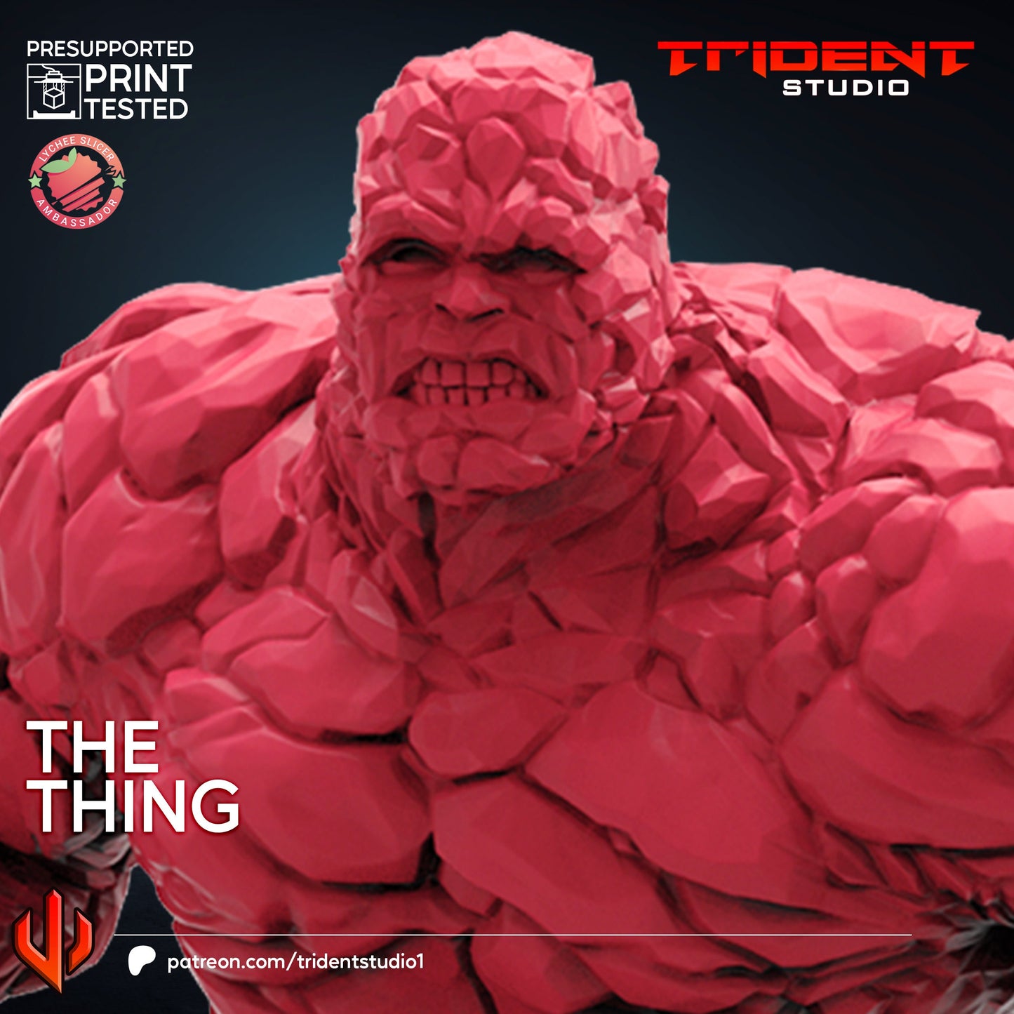 The Thing (Fan art sculpted by Trident Studio) (Crisis Protocol Proxy/Alternative)