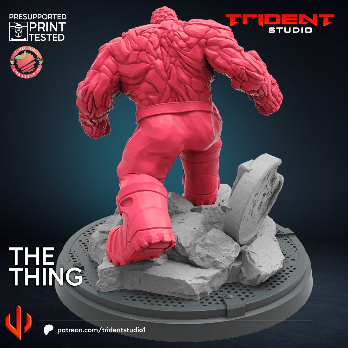 The Thing (Fan art sculpted by Trident Studio) (Crisis Protocol Proxy/Alternative)