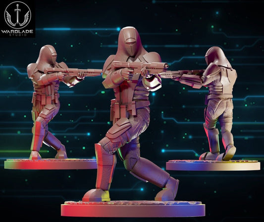 Mandalorian Crusader 01 - Fan Art (sculpted by Warblade Studios)