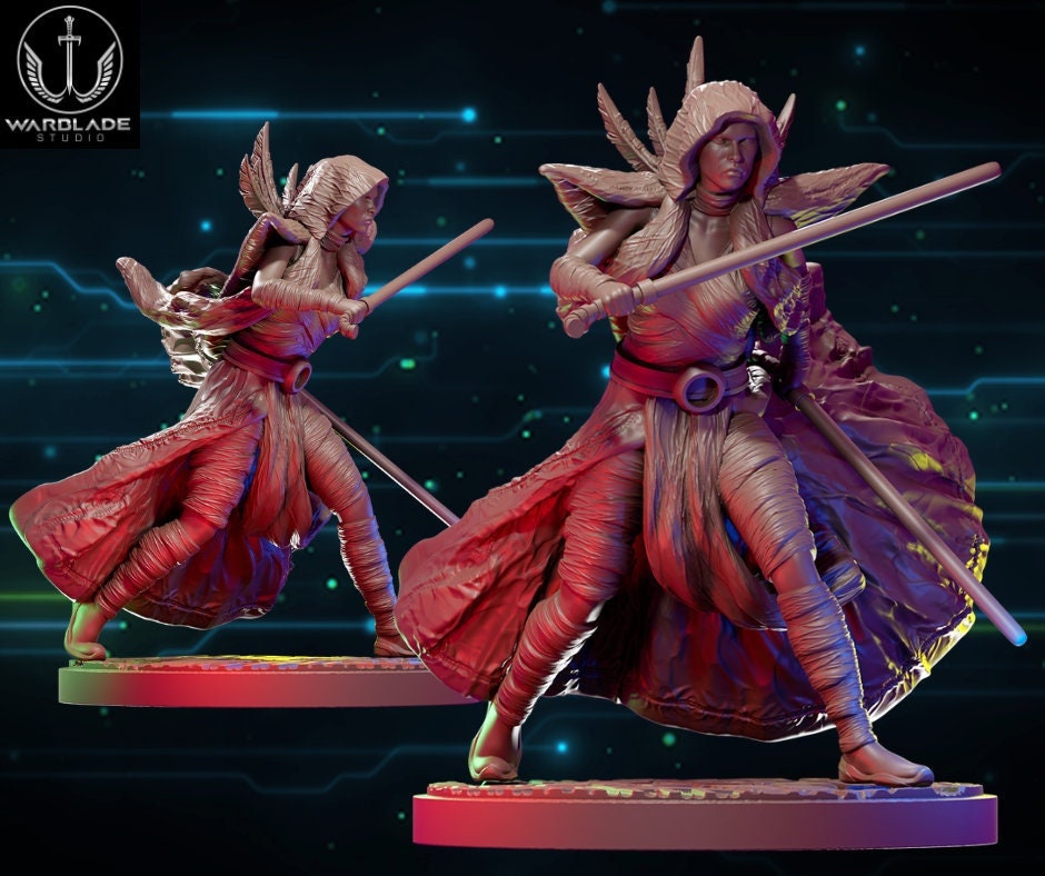 Asajj - Fan Art (sculpted by Warblade Studios)