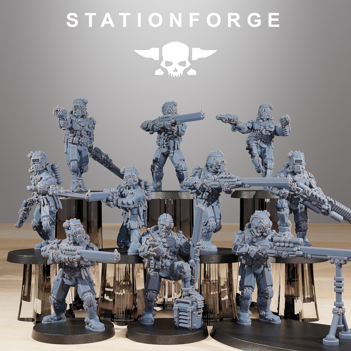 Scavenger Security Patrol - set of 10 (sculpted by Stationforge)