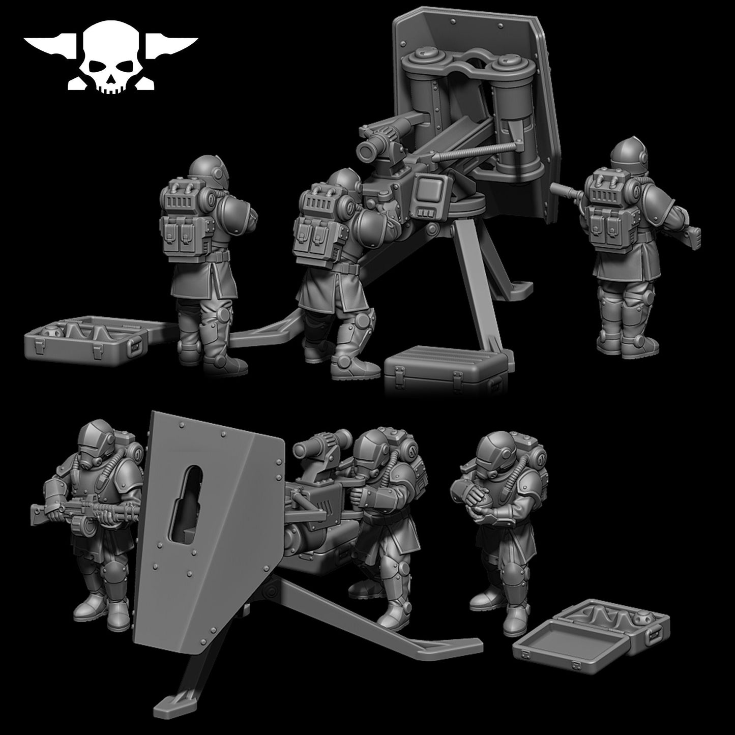 Royal Guard Support Systems (sculpted by Stationforge)