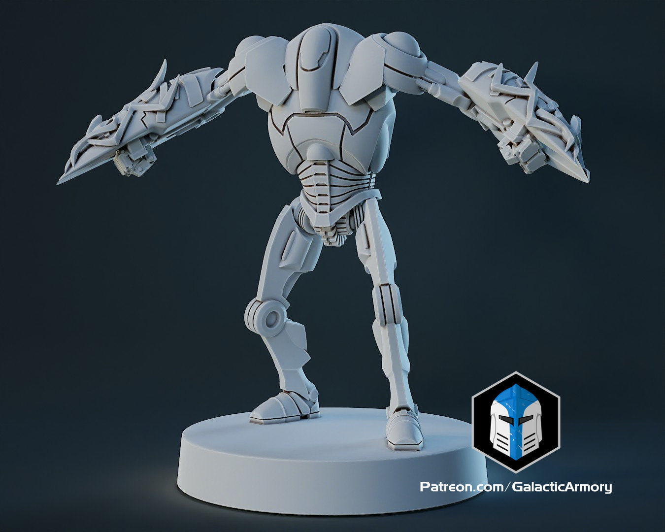 1:48 Scale Battle Droid Army - B2 Class (Set of 12) - (Fan art by Galactic Armoury)