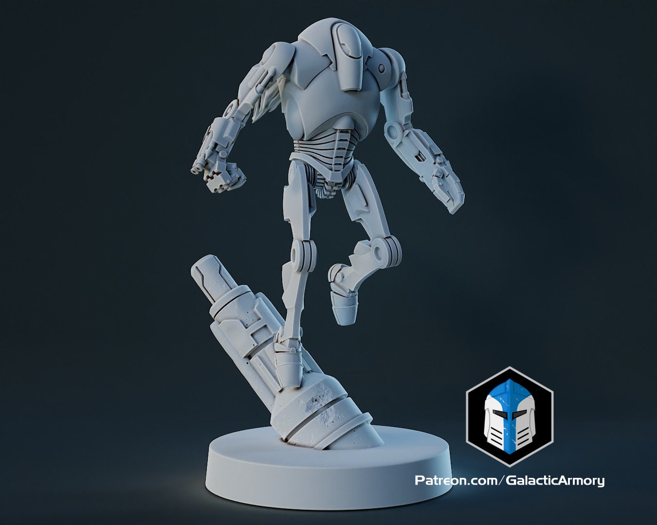 1:48 Scale Battle Droid Army - B2 Class (Set of 12) - (Fan art by Galactic Armoury)
