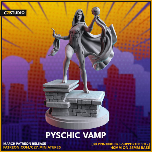 Supergiant / Psychic Vamp 40mm miniature (sculpted by C27 collectibles) (Crisis Protocol Proxy/Alternative)