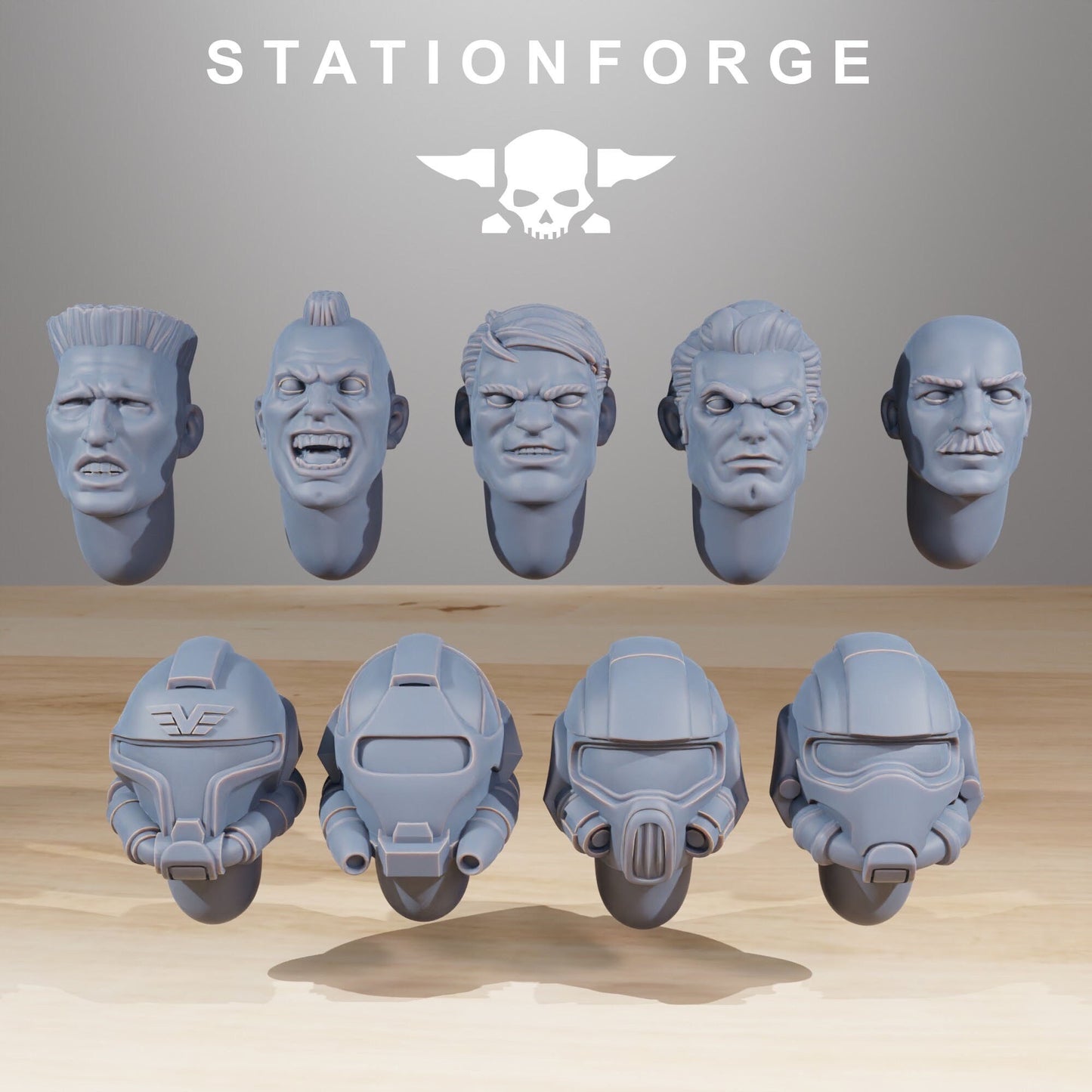 Vaskar Freedom Fighters - set of 10 (sculpted by Stationforge)