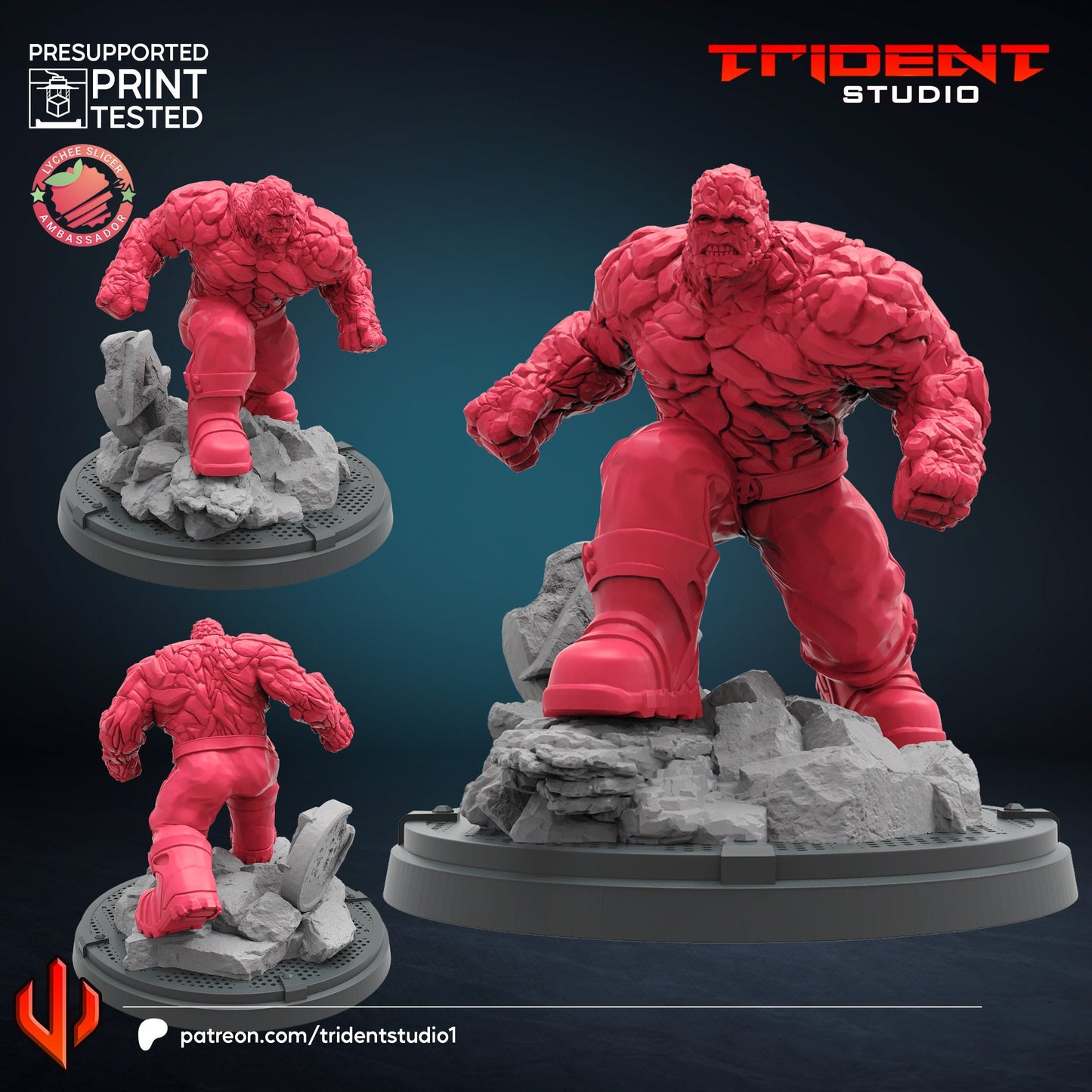 The Thing (Fan art sculpted by Trident Studio) (Crisis Protocol Proxy/Alternative)