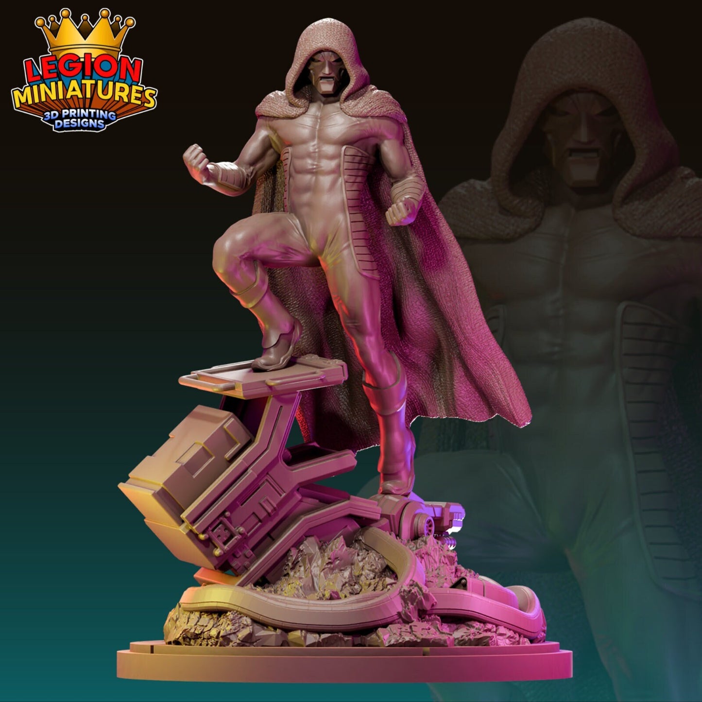 Ultimate Reed 2023 Fan-Art 40mm Miniature (Sculpted by Legion Miniatures) (Crisis Protocol Proxy/Alternative)