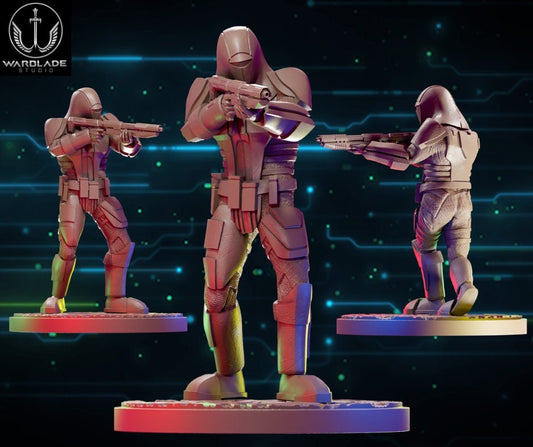 Mandalorian Crusader 02 - Fan Art (sculpted by Warblade Studios)