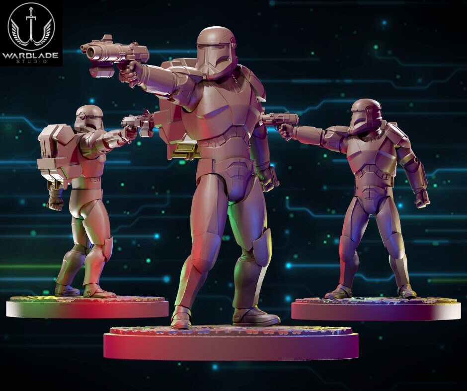 Clone Commando 01 - Fan Art (sculpted by Warblade Studios)