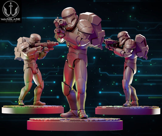 Clone Commando 02 - Fan Art (sculpted by Warblade Studios)