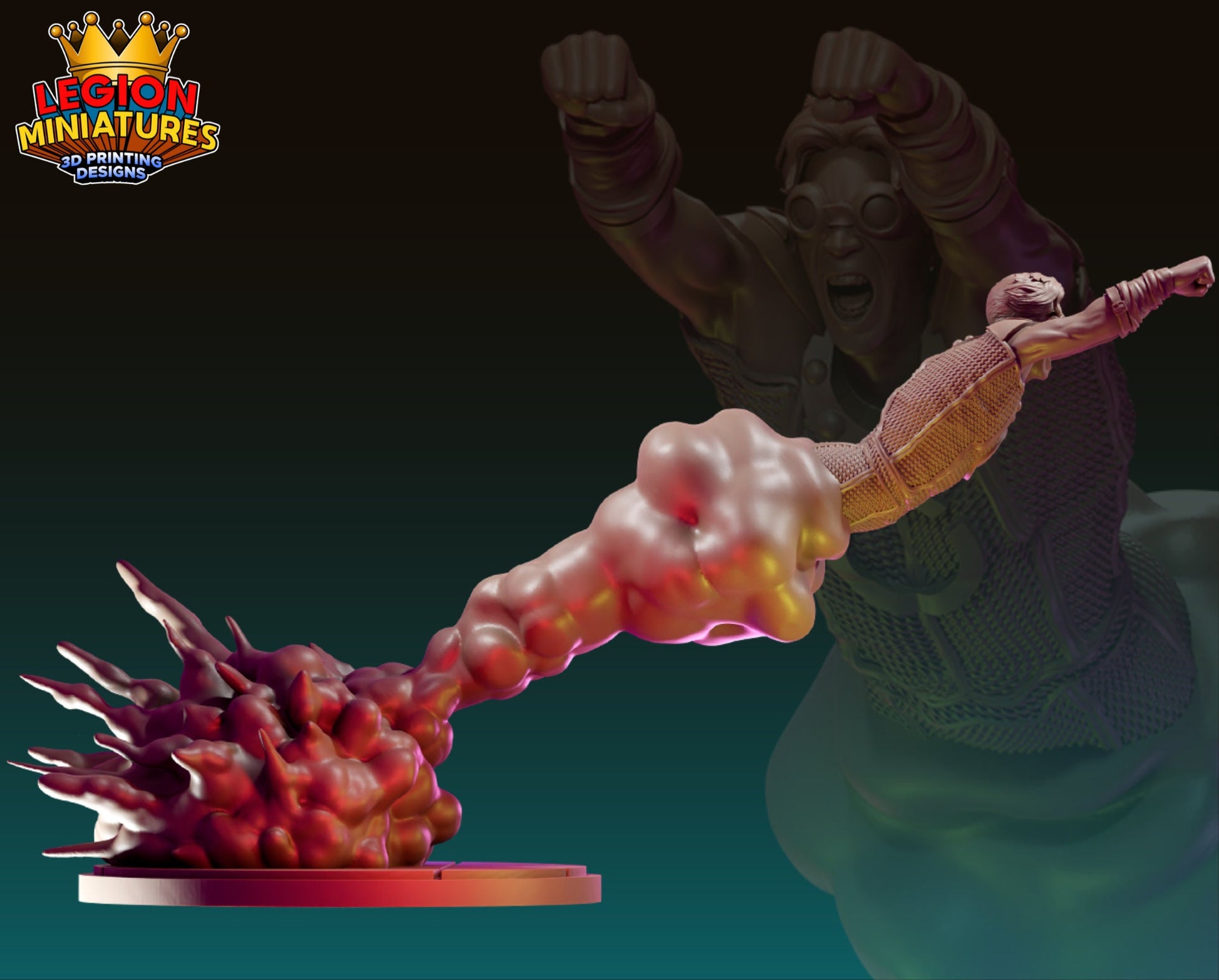 Cannonball Fan-Art 40mm Miniature (Sculpted by Legion Miniatures) (Crisis Protocol Proxy/Alternative)